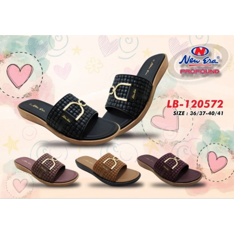 SANDAL WANITA KOKOP BAHAN KARET NEW ERA 120572 LB