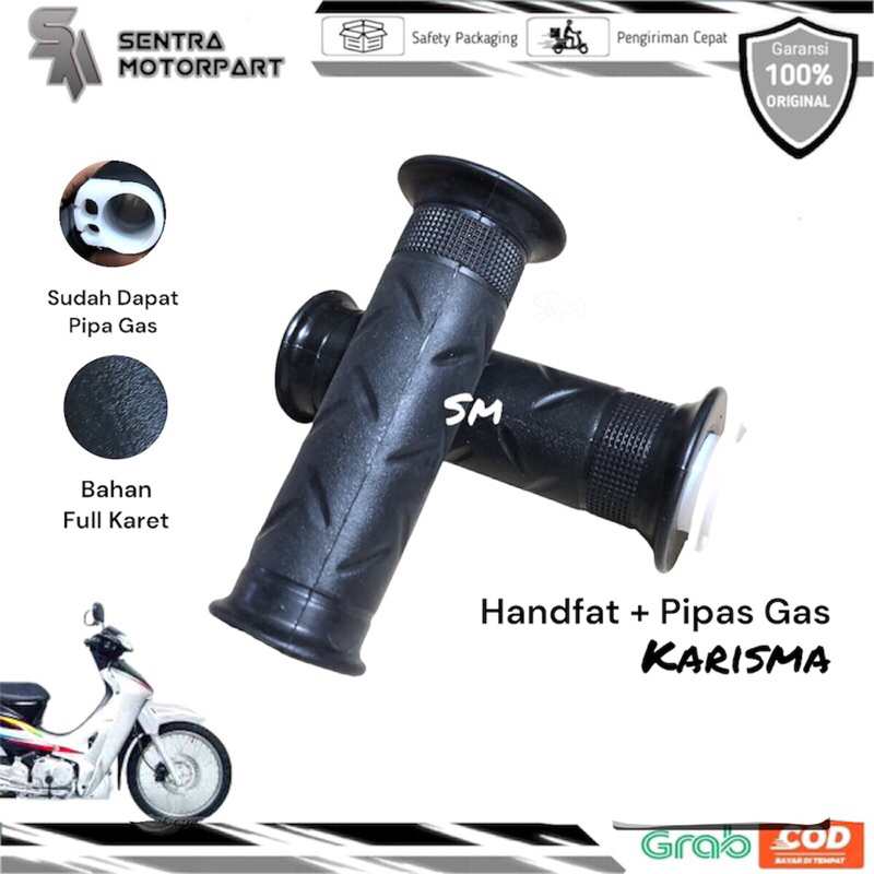 Handgrip handfat pipa gas karisma supra x 125 supra x non original