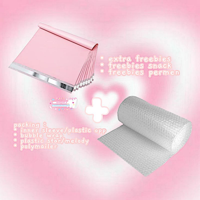 

TAMBAHAN PACK N FREEBIES