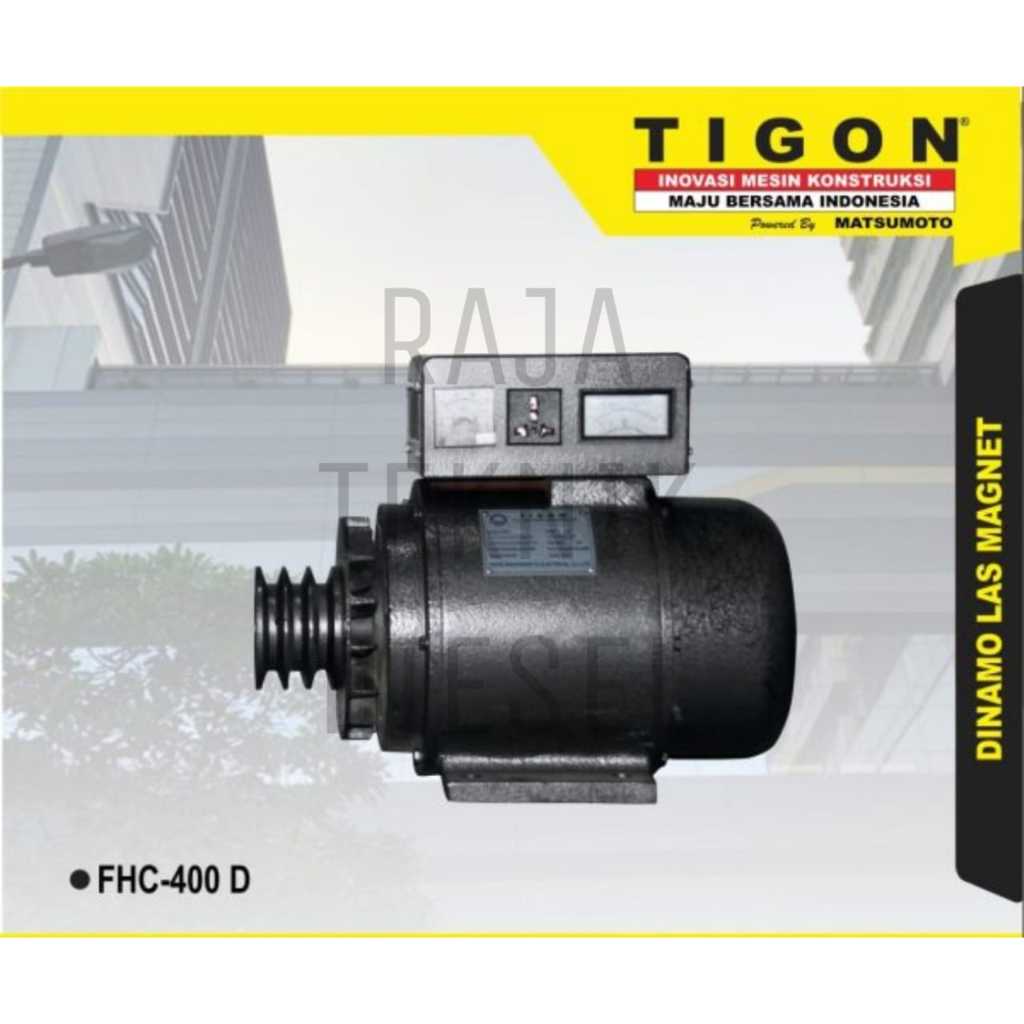 Dinamo Las Magnet AC DC Tigon FHC 400 D Welder Generator FHC 400D