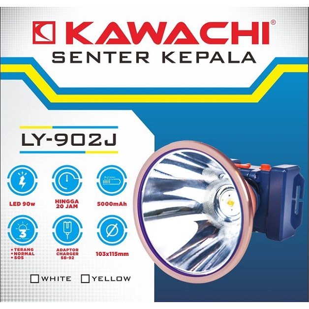 Senter Kepala Kawachi 90Watt 5.000mAH LY-902J