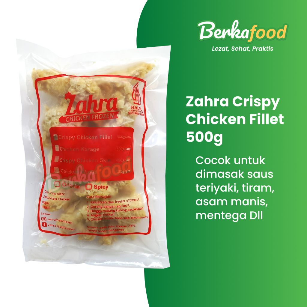 

Zahra Crispy Chicken Fillet 500g