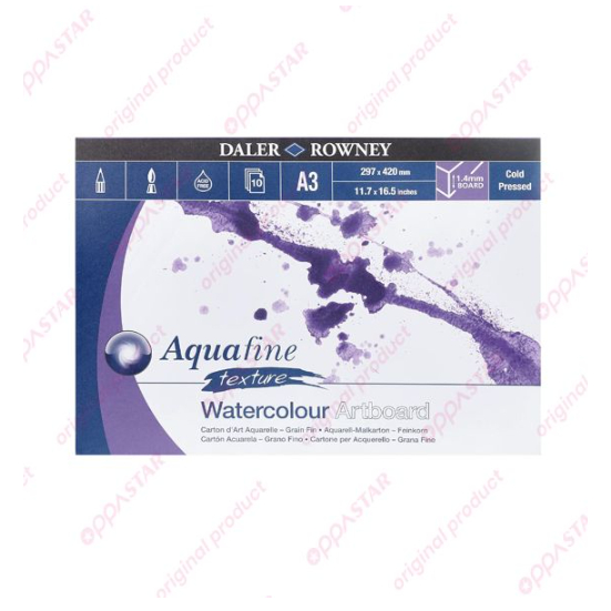 

Kertas Watercolour Daler Rowney Aquafine Artboard CP A3 304601310 - PAD