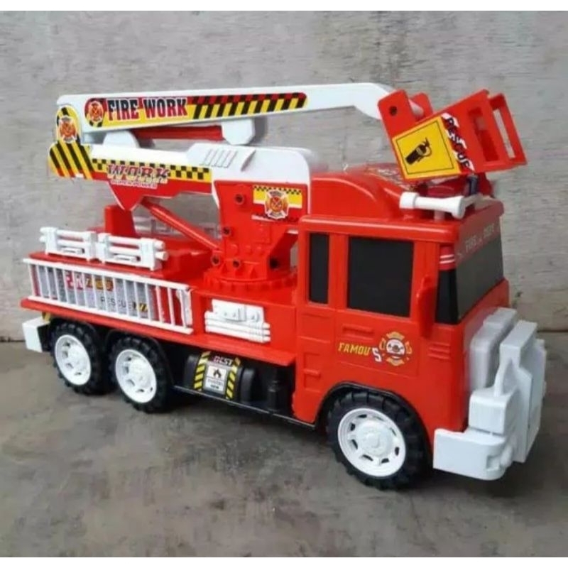 (BESAR) MAINAN MOBIL PEMADAM KEBAKARAN KANTONG BESAR PMK
