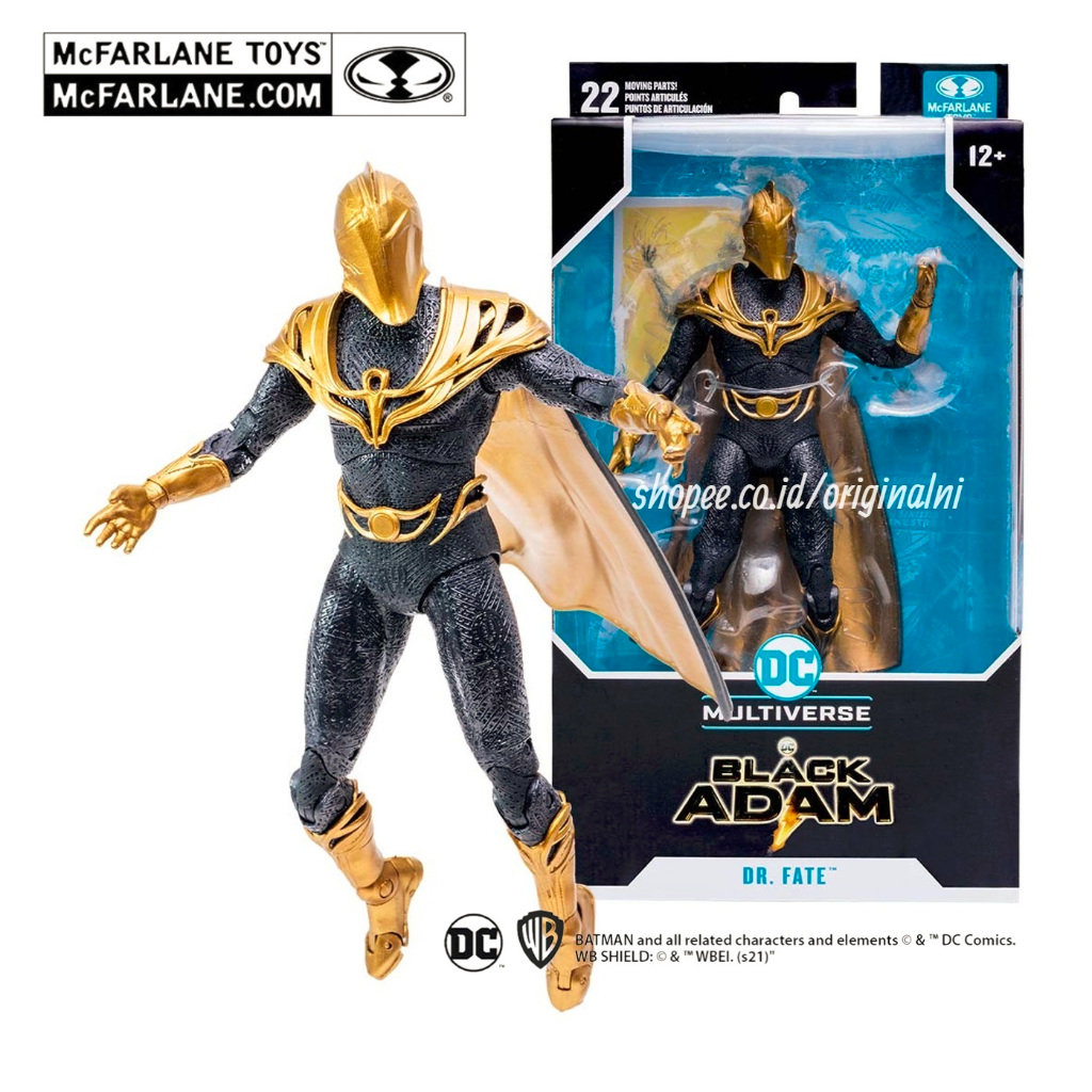 Mcfarlane Action Figure Black Adam Movie Dr. Fate Original