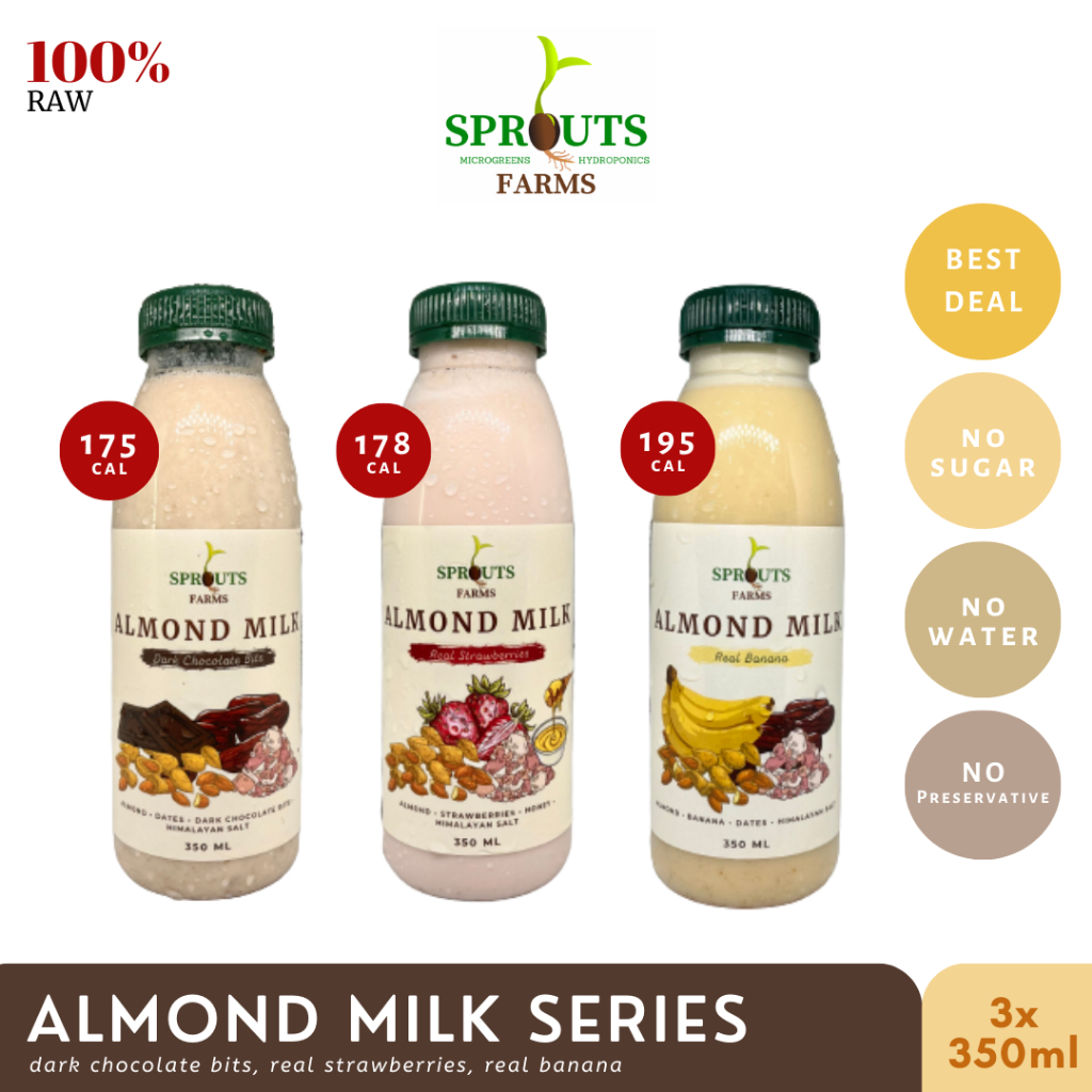 

Sprouts Farms ALMOND MILK SERIES (Almond Milk Bundle)