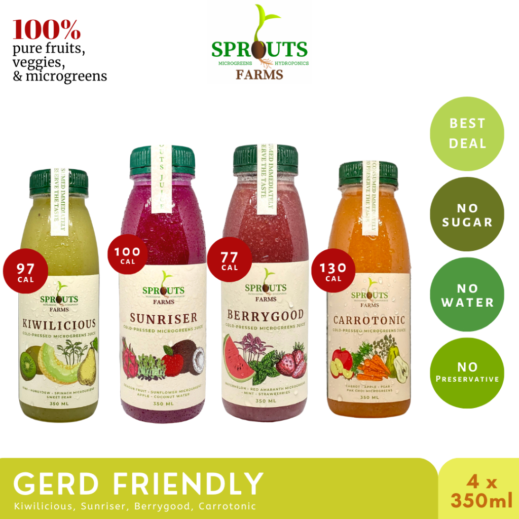 

Sprouts Farms GERD FRIENDLY (Cold-Pressed Jus Bundle)