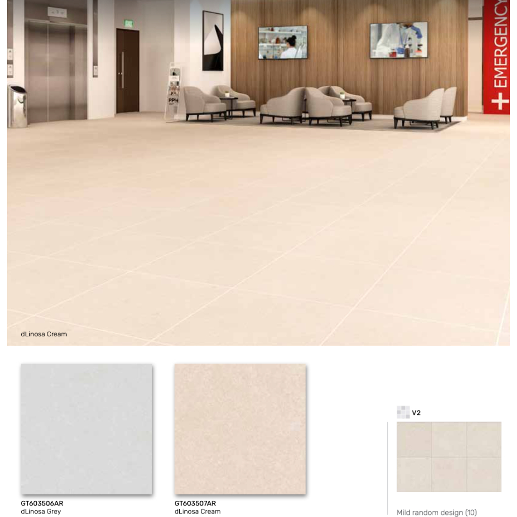 GRANIT dLinosa Cream 60X60 ROMAN GT603507AR