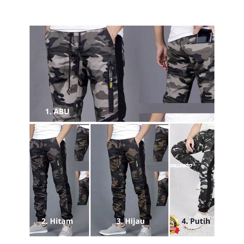 celana panjang pria wanita, celana jogger loreng twill uk m,l,xl (27-40) cod bayar ditempat warna hi