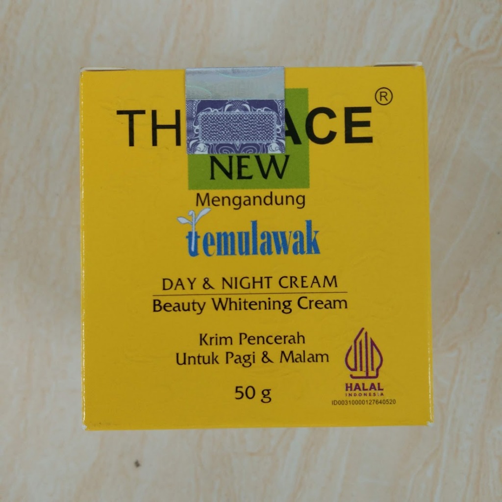 Krim Murah Siang Malam The Face Temulawak BPOM/Paket Isi 3 Pcs Murah The Face Temulawak Cream Day&Ni