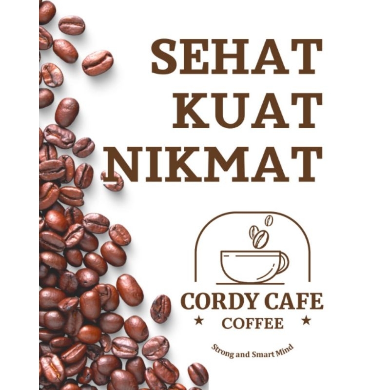 Cordy Cafe Coffee  Kopi Kuat Pria Tahan Lama Sex Penambah Stamina Pria Permanen Bpom  Obat Kuat Pria