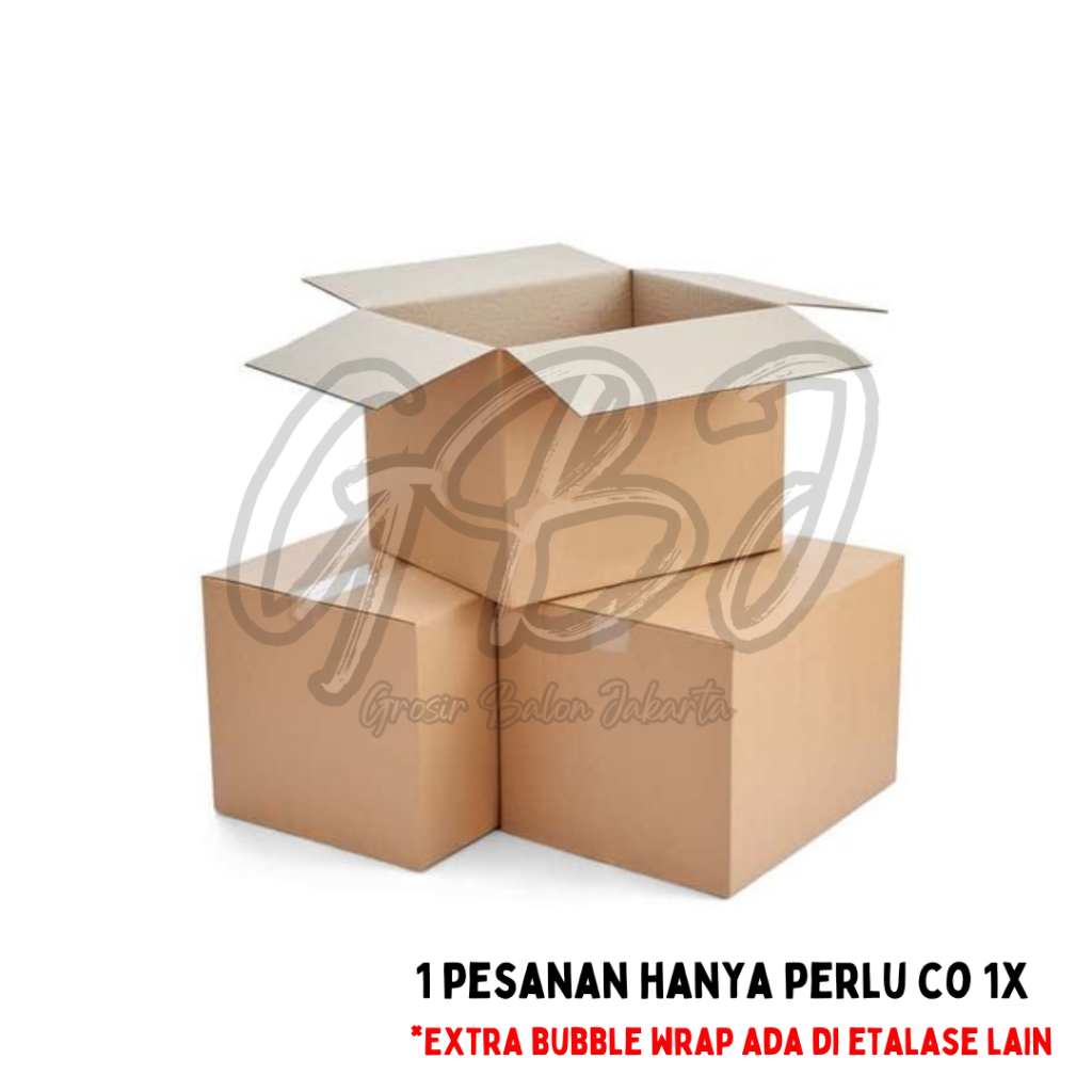 

Extra KARDUS / Tambahan Packaging Grosiran / Barang Berat agar Aman / Tidak Pecah / Sobek / Rusak