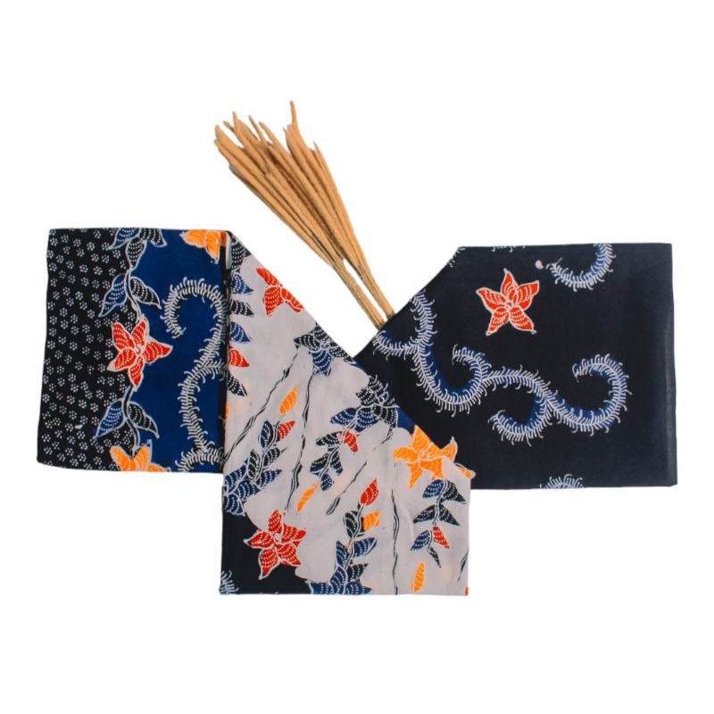 Kain Batik Tulis Madura Motif Bunga DedaunanTanah (BK04)