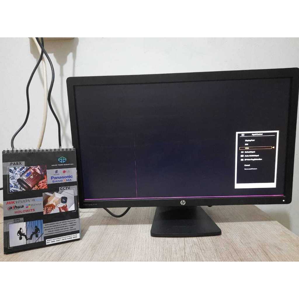 MONITOR KOMPUTER HP EliteDisplay E231  GOOD