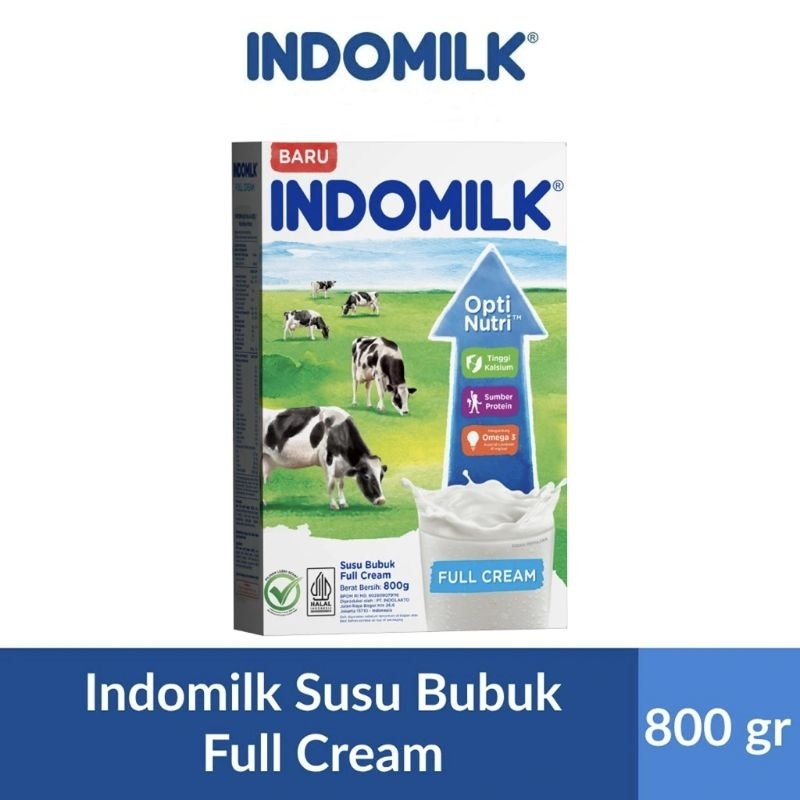 

Indomilk Full Cream 800Gr Box 800 Gr 400