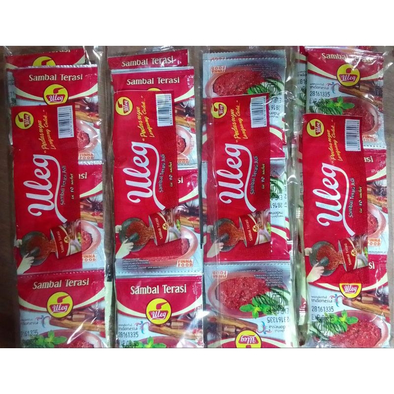 

Sambel uleg asli isi 10 Bks per pack