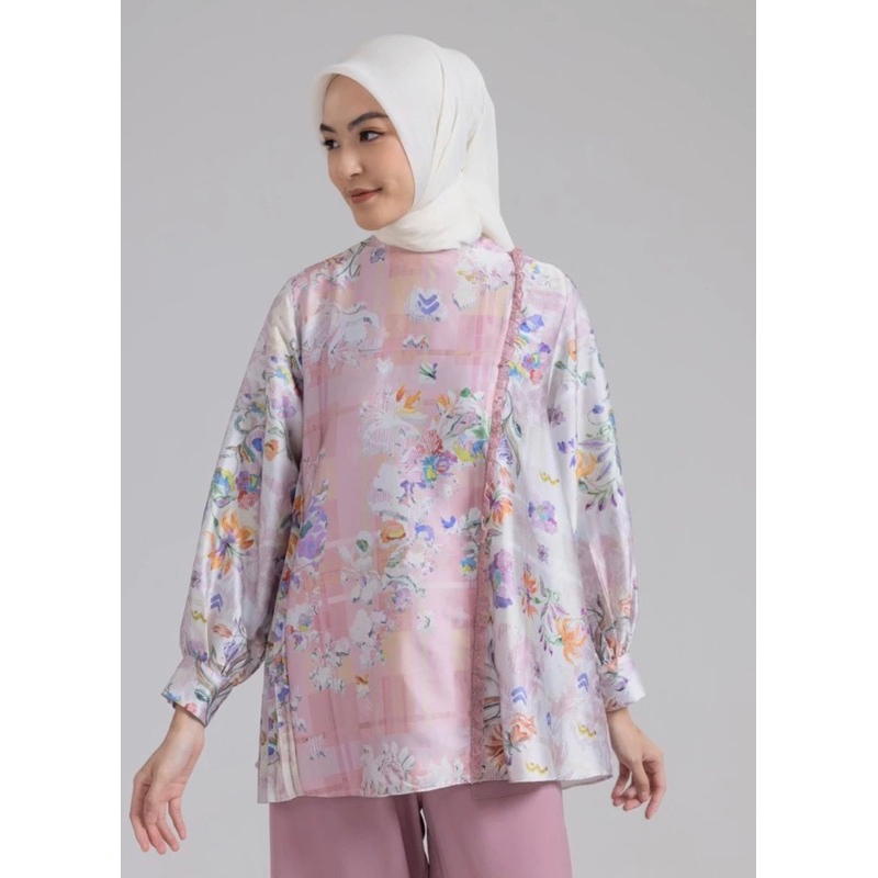 Kolara Top Blouse Atasan Riamiranda Selayar Family Lebaran Set Raya Koleksi Ria Miranda Baju Wanita 