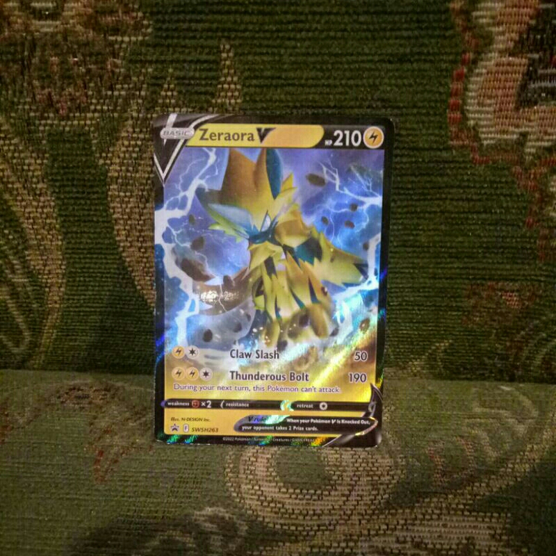 Pokemon TCG zeraora V (English)