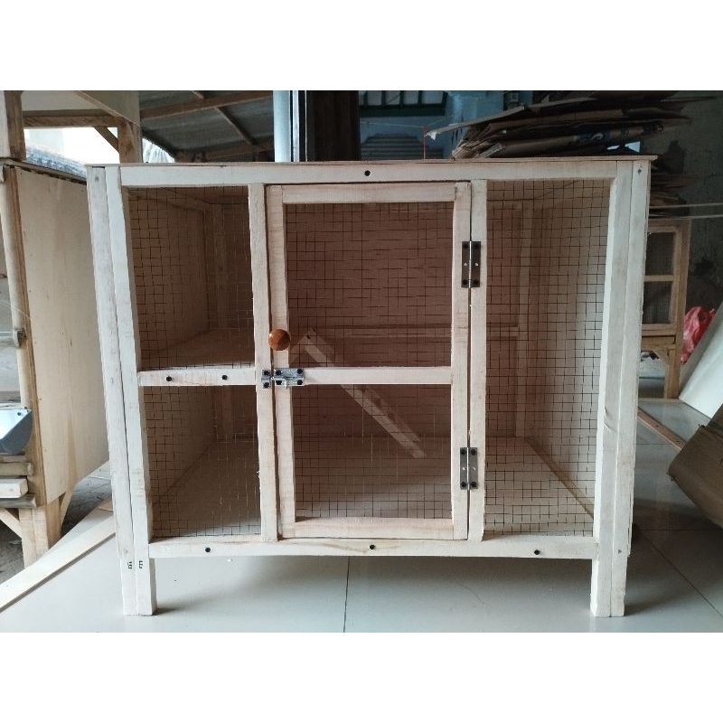 Kandang Kucing 1 Pintu Model Sederhana untuk Kucing Rumahan