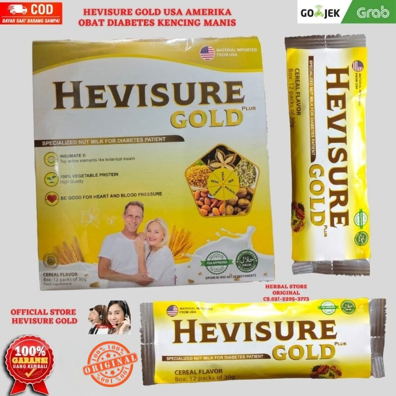 

SUSU HEVISURE GOLD PLUS SUSU ATASI DIABETES KENCING MANIS INSULIN PANKREAS