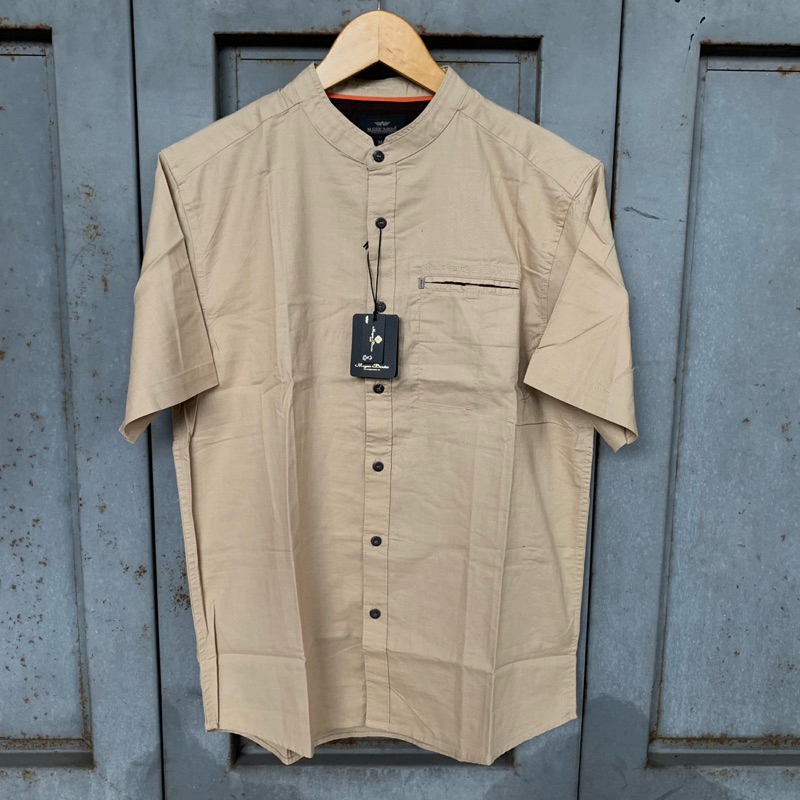 Kemeja Koko MGee Original ALFERO C072 Lengan Pendek