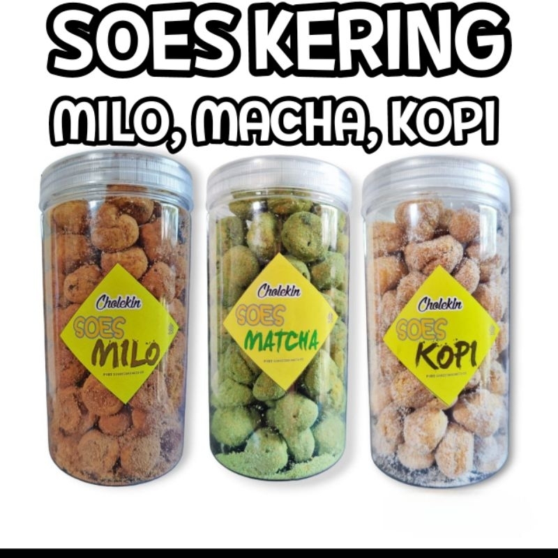 

SOES CHOLEKIN (MILO, MATCHA, KOPI)