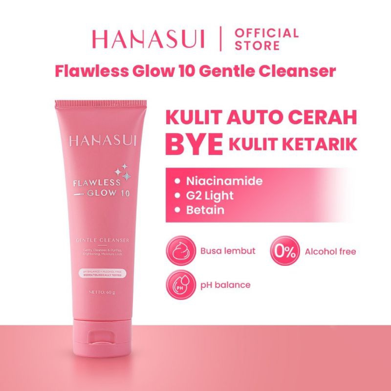 Hanasui Facial Wash Pink 60gr