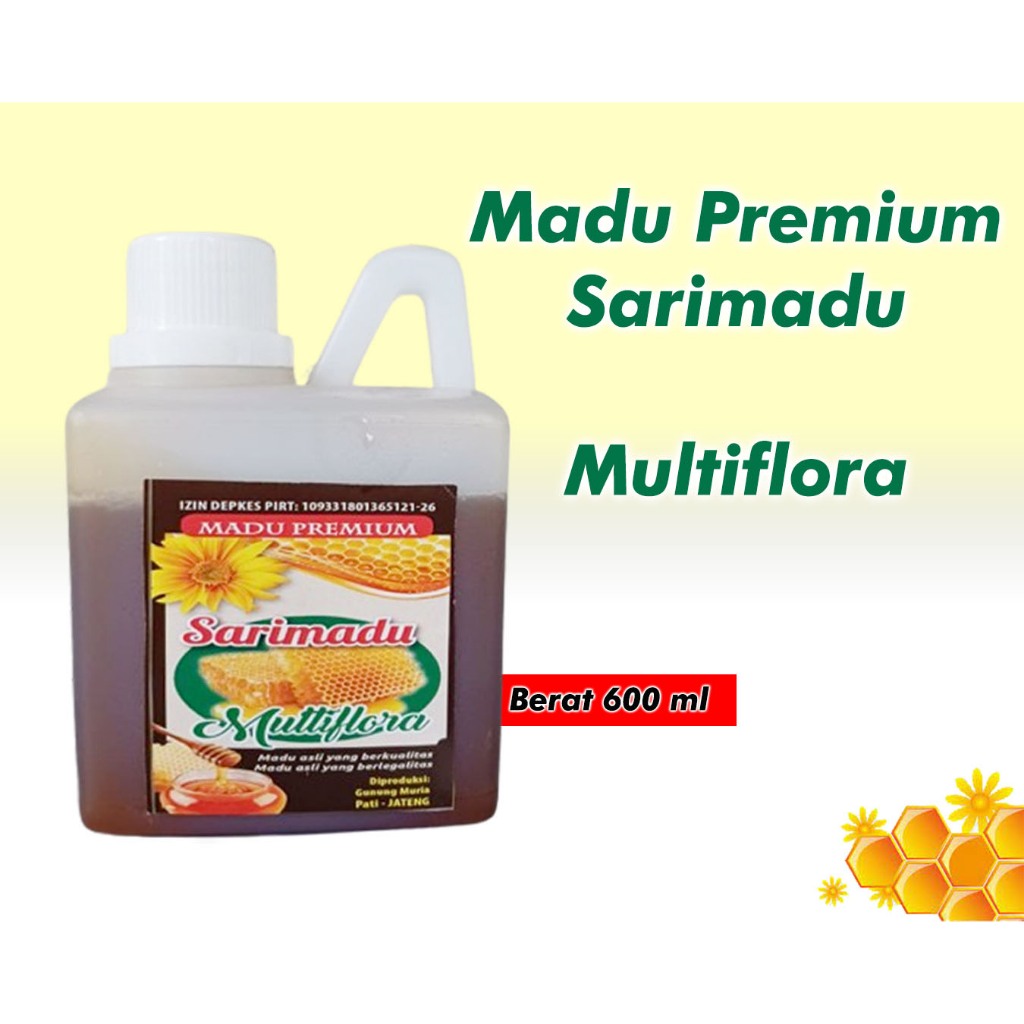 

Madu Murni Premium - Sari Madu Multiflora 600 ml