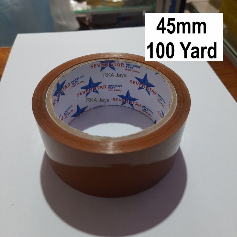 

Sevenstar Lakban Cokelat 45mm 100 yard