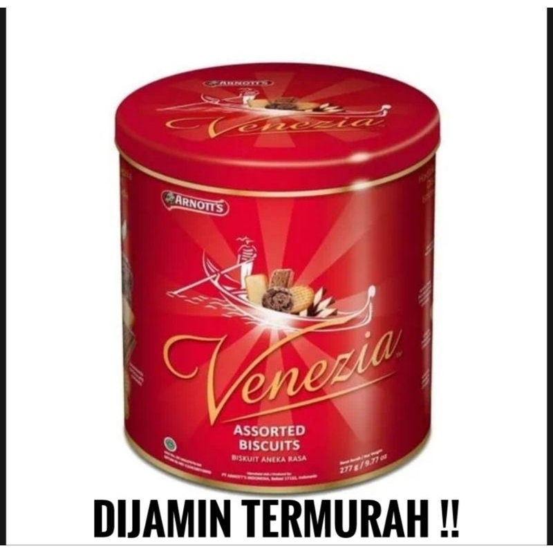 

Arnott's Venezia Biskuit 250gr Assorted Campur Tin Kaleng Can