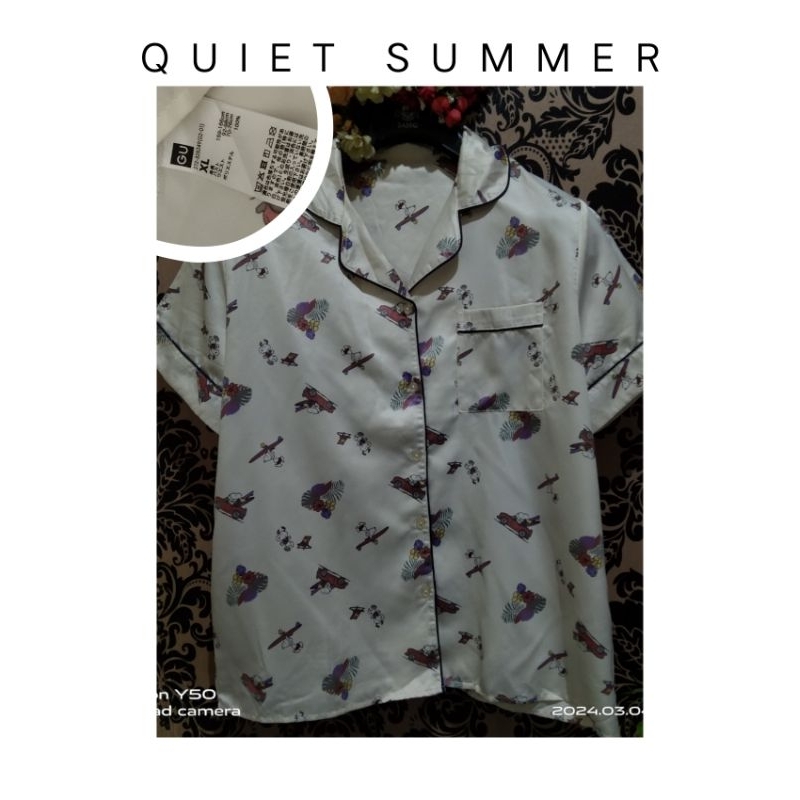 atasan Piyama brand GU