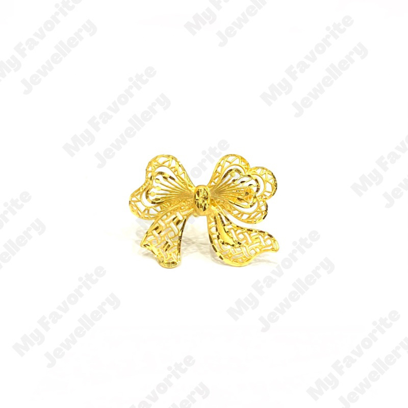 Cincin Pita Terbaru Adjustable Emas Asli Kadar 700