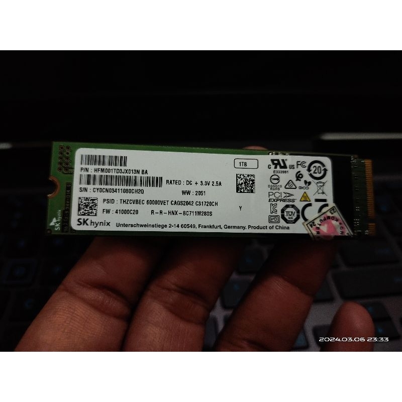 ssd nvme sk hynix 1000 gb 1 tb murah