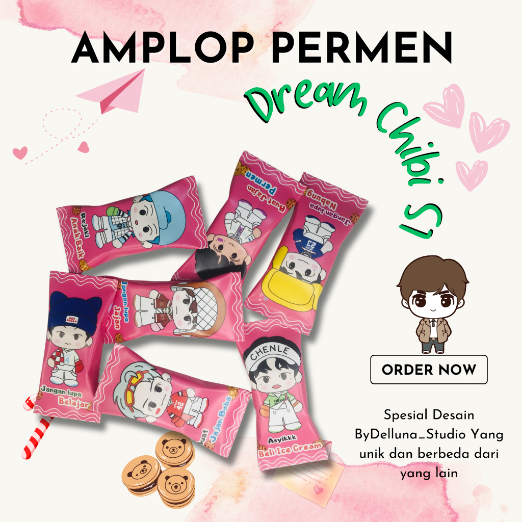 

Amplop Lebaran Kpop Nct Dream Candy Chibi Anime Kartun Lucu Amplop Permen Unik Viral Angpao Hari Raya Gemes Gemoy Murah Berkualitas