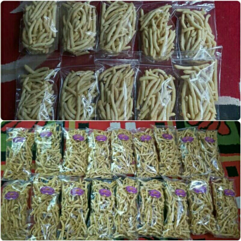 

Cemilan Stik Bawang 100gram Termurah