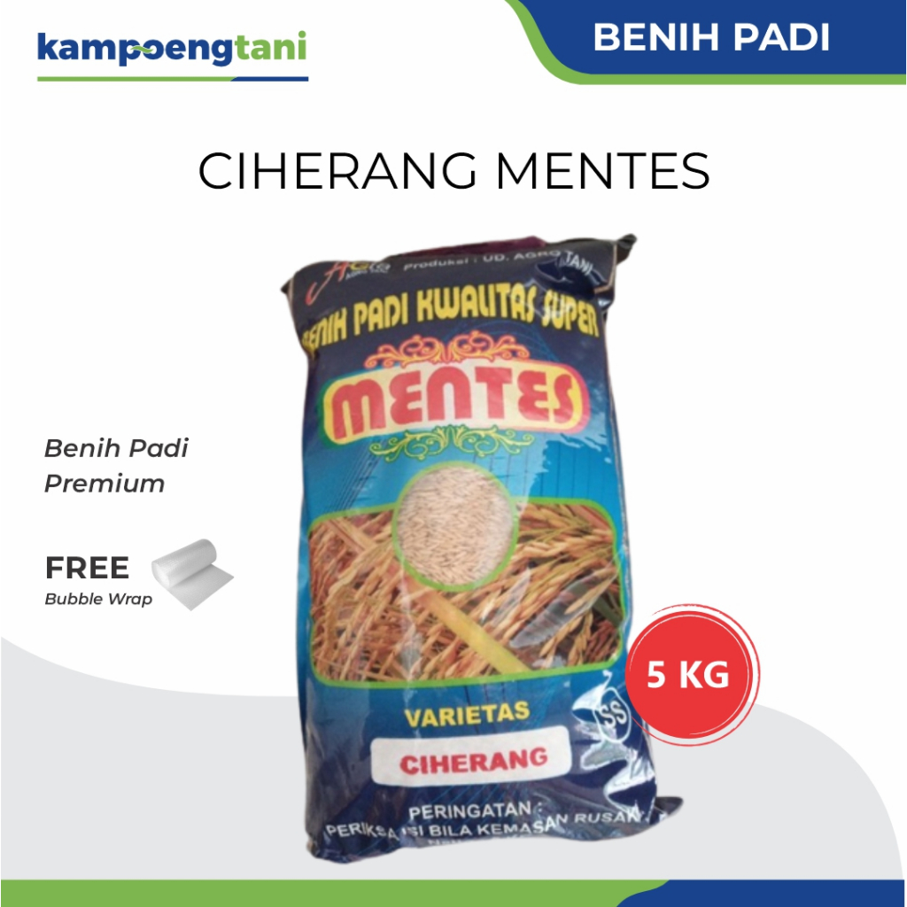 Kampoeng Tani - Benih Padi Ciherang Mentes 5 kg Bibit Padi Premium