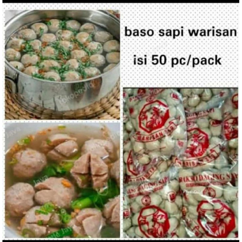 Bakso sapi warisan isi 50