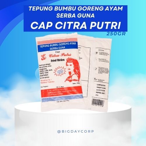 

TEPUNG BUMBU GORENG AYAM SERBA GUNA CAP CITRA PUTRI 250gr