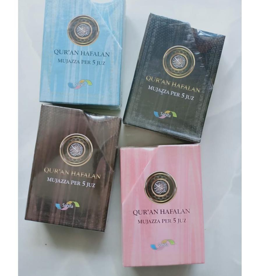 [TERLARIS] Al-Quran Hafalan MUJAZZA Per 5 Juz Saku - Sahifa