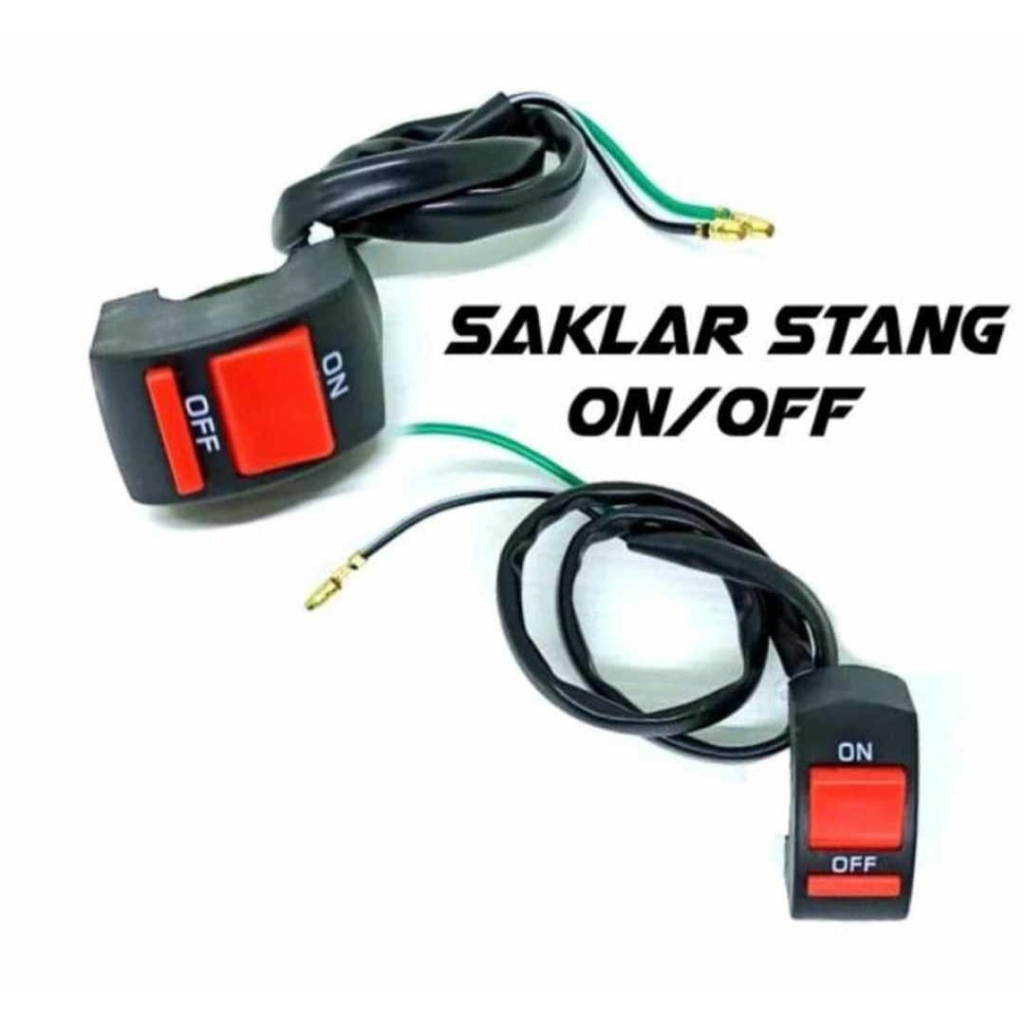 Saklar Stang On/Off Tombol Engine | Saklar On Off Stang Motor Switch Saklar On Off Saklar Tombol On 