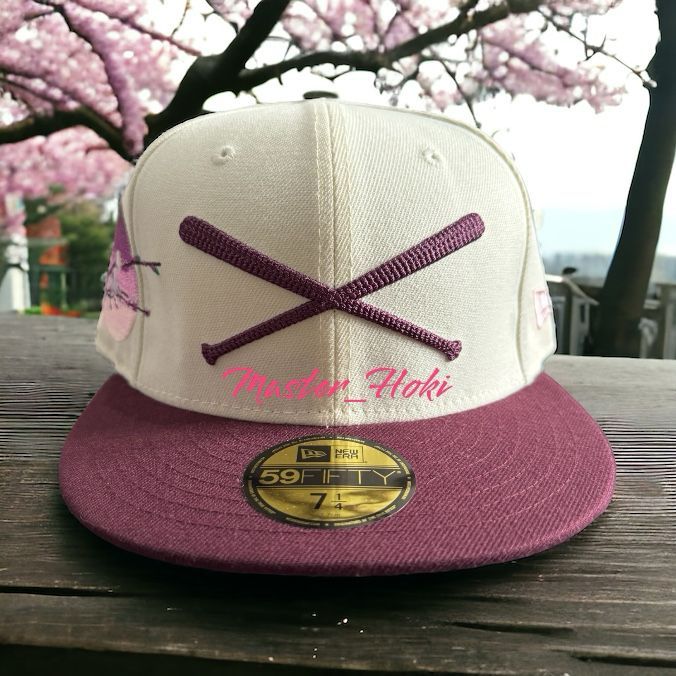NEW ERA X JUSTFITTED CROSSED BATS LOGO SAKURA 2023