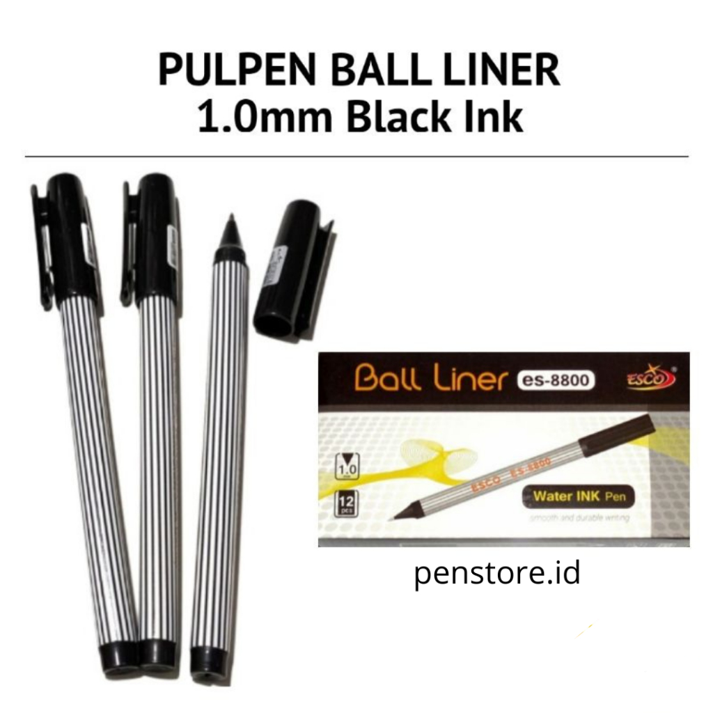 

(pcs) Pulpen Balliner SIECO ES8800 1.0 mm / Bolpoint Balliner / Pen Balliner