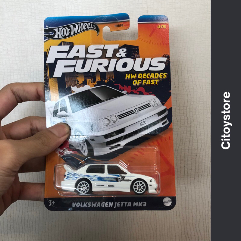 Hot Wheels Volswagen Jetta MK3 Fast & Furious