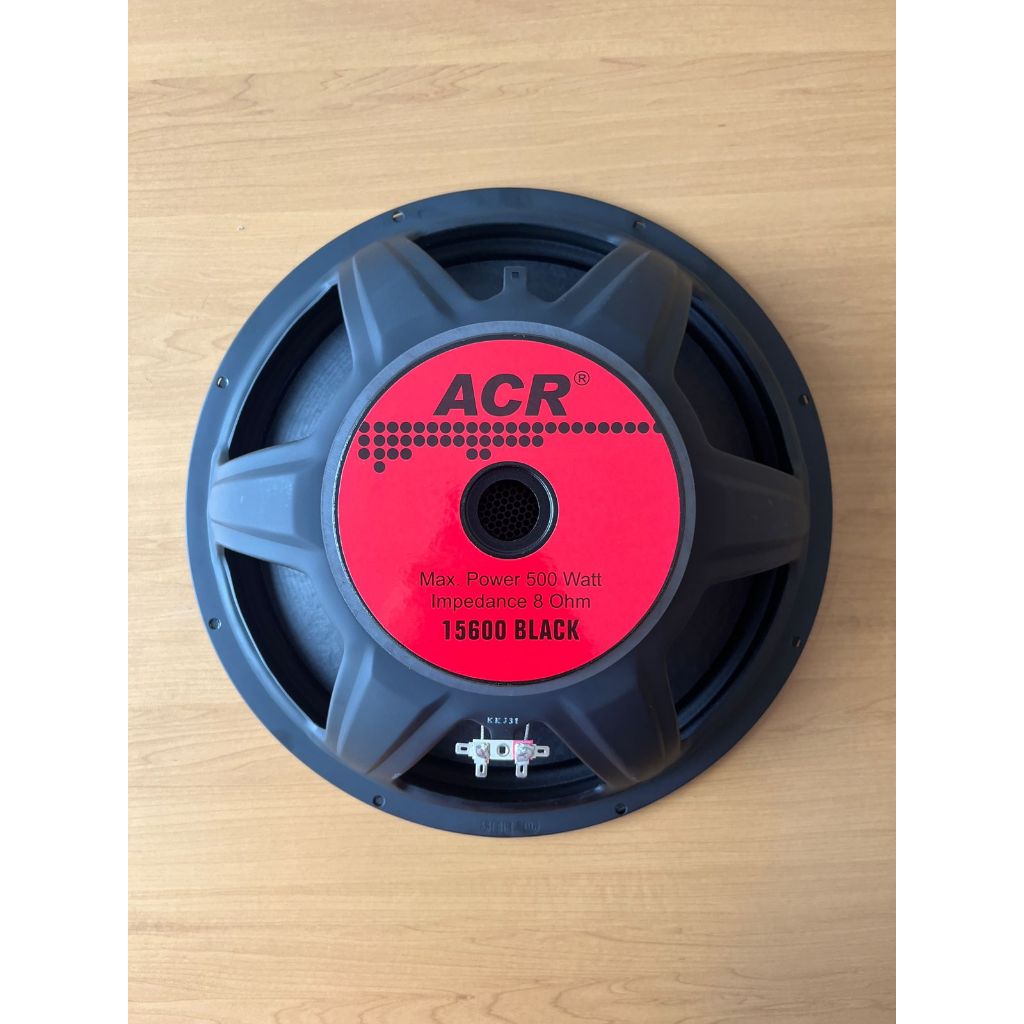 Speaker 15 inch ACR 15600 Black 500 Watt - Speaker 15" ACR 15600 Hitam, ORI, Full Range, Mid low
