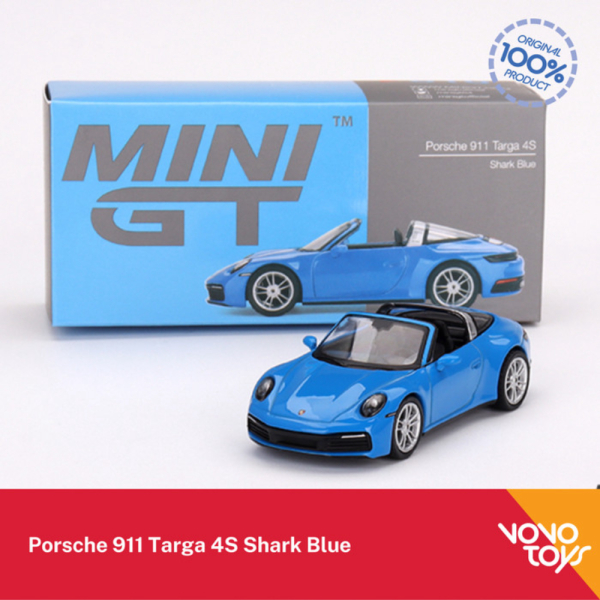 Dijual MiniGT 610 Porsche 911 Targa 4S Shark Blue Mini GT Limited