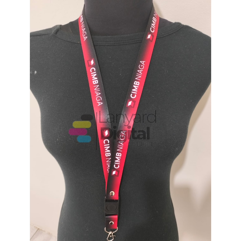 

Tali ID Card / Tali Lanyard printing CIMB NIAGA