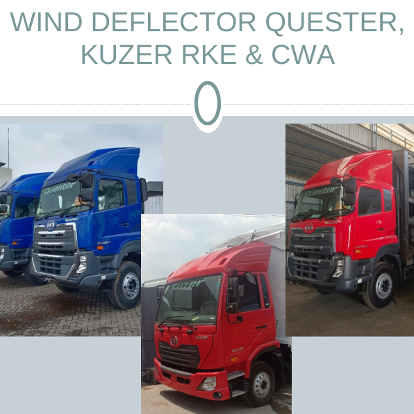 WIND DEFLECTOR NISAN KUZER RKE TINGGI 45 CM