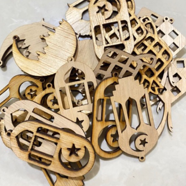 Tag Hampers AKRILIK Idul Fitri | Hang Tag Eid Mubarak | Acrylic Tag Lebaran | Hang Tag Lebaran | Ham