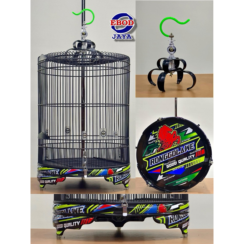 (KHUSUS INSTANT) SANGKAR MURAI DECAL PVC EBOD JAYA NO.2