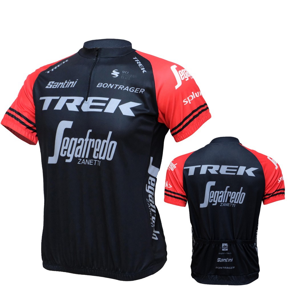 Kaos Jersey Sepeda TREK Roadbike Baju Gowes Lengan Pendek